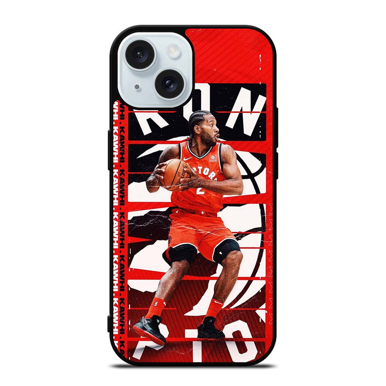 KAWHI LEONARD TORONTO RAPTORS NBA iPhone 15 Case Cover