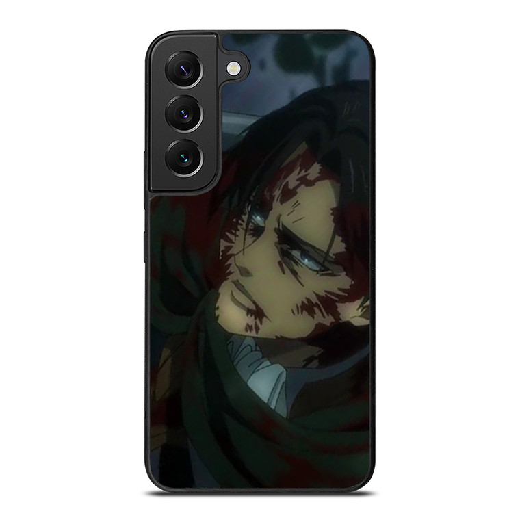 ATTACK ON TITAN LEVI ACKERMAN FIGHT Samsung Galaxy S22 Plus Case Cover