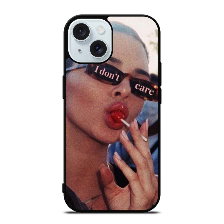 KENDALL JENNER I DON'T CARE iPhone 15 Case Cover