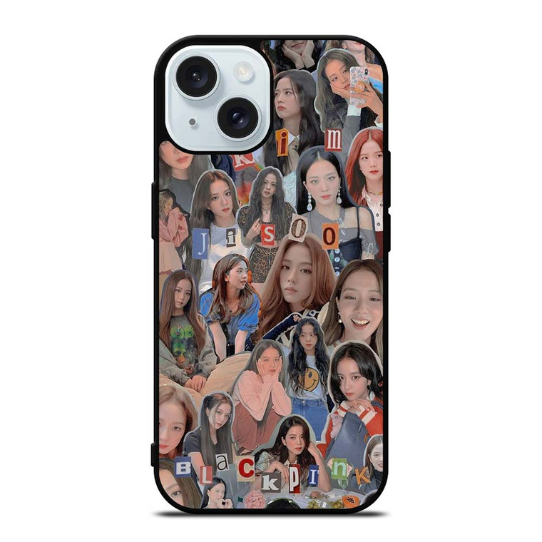 KIM JISOO BLACKPINK CUTE COLLAGE iPhone 15 Case Cover