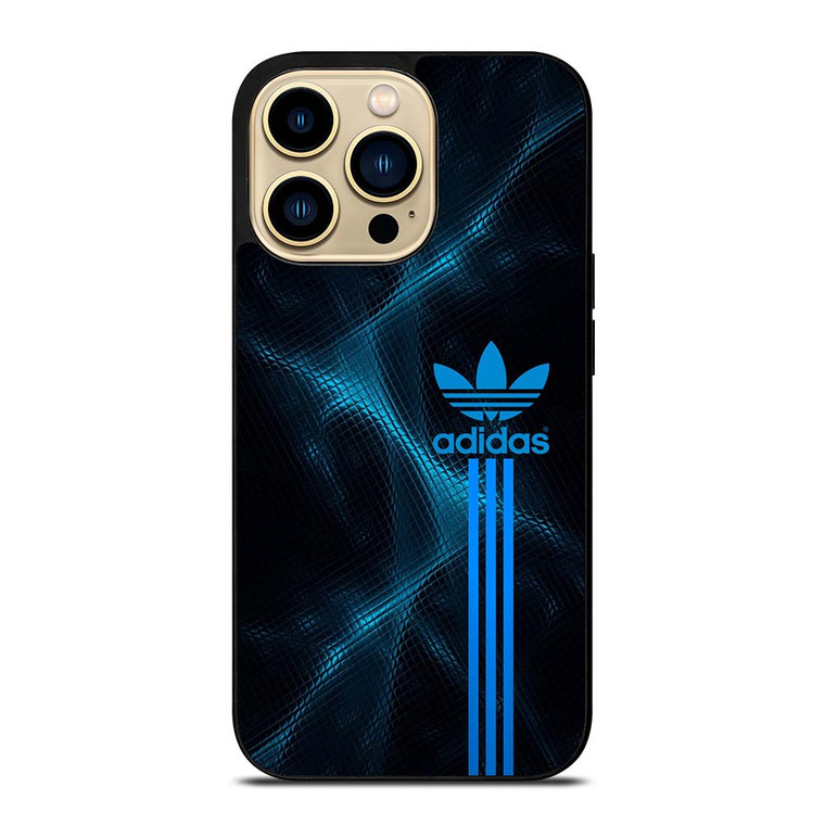 ADIDAS LOGO ABSTRACT BLUE LIGHT iPhone 14 Pro Max Case Cover