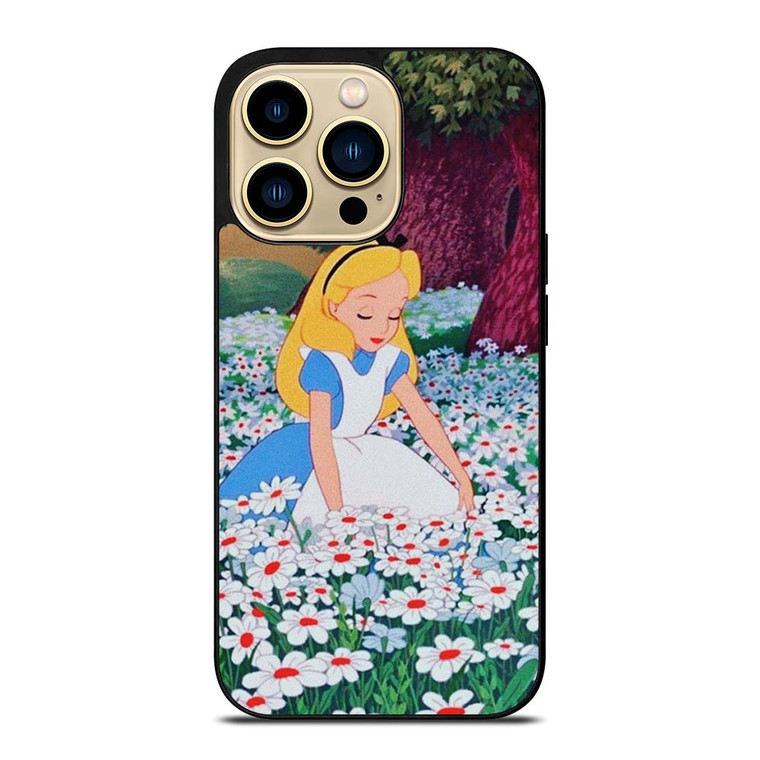 ALICE IN WONDERLAND FLOWER iPhone 14 Pro Max Case Cover