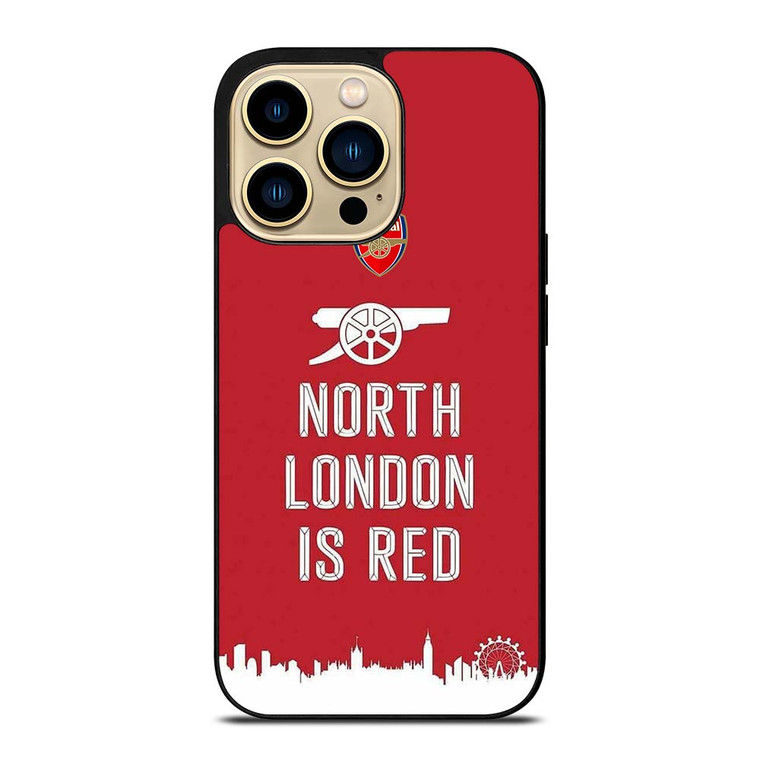 ARSENAL NORTH LONDON IS RED 2 iPhone 14 Pro Max Case Cover