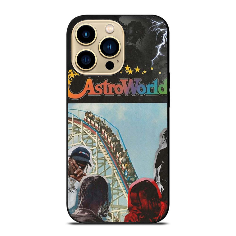 ASTROWORLD TRAVIS SCOTT COLLAGE iPhone 14 Pro Max Case Cover