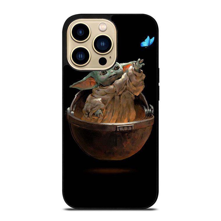 BABY YODA STAR WARS ART iPhone 14 Pro Max Case Cover