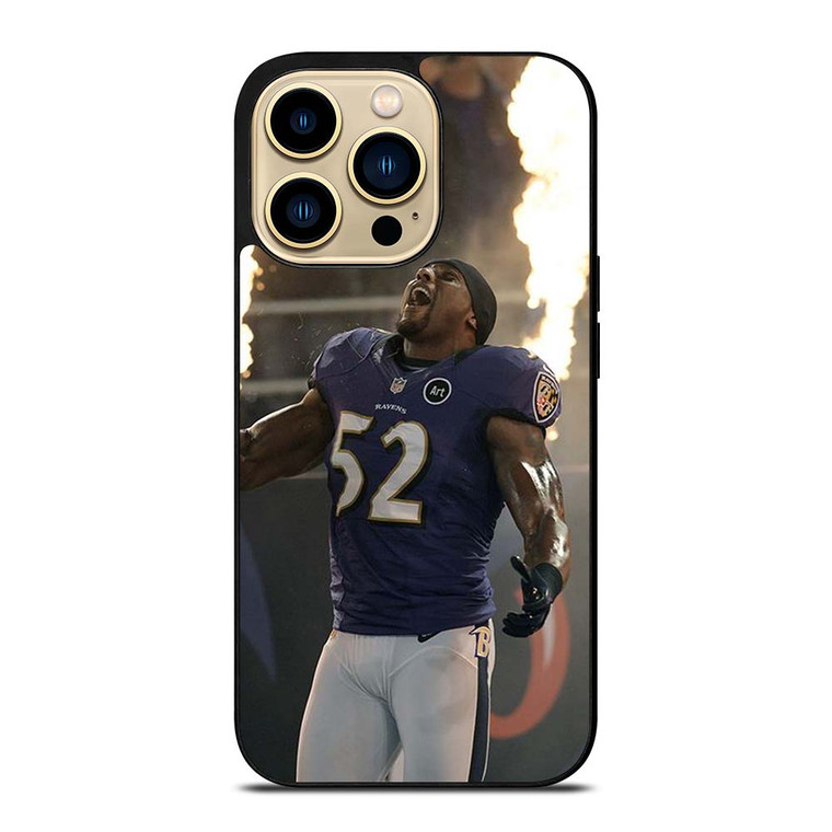 BALTIMORE RAVENS RAY LEWIS NFL iPhone 14 Pro Max Case Cover