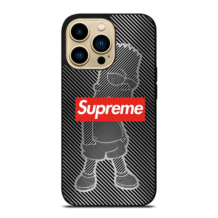 BART SIMPSON STRIPE SUPREME iPhone 14 Pro Max Case Cover