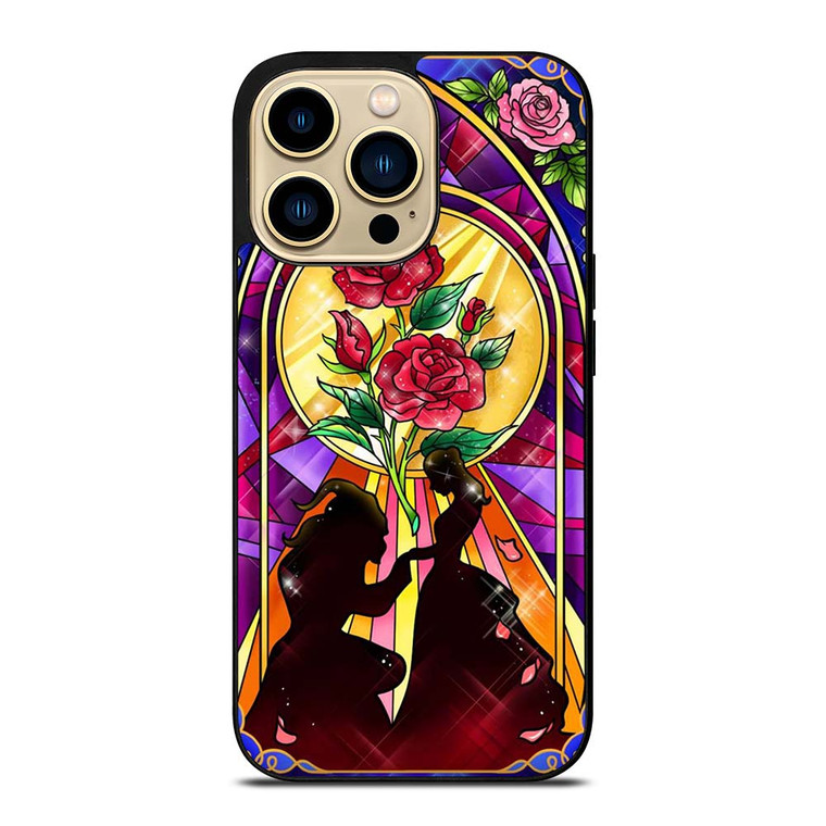 BEAUTY AND THE BEAST ROSE FLAWER iPhone 14 Pro Max Case Cover