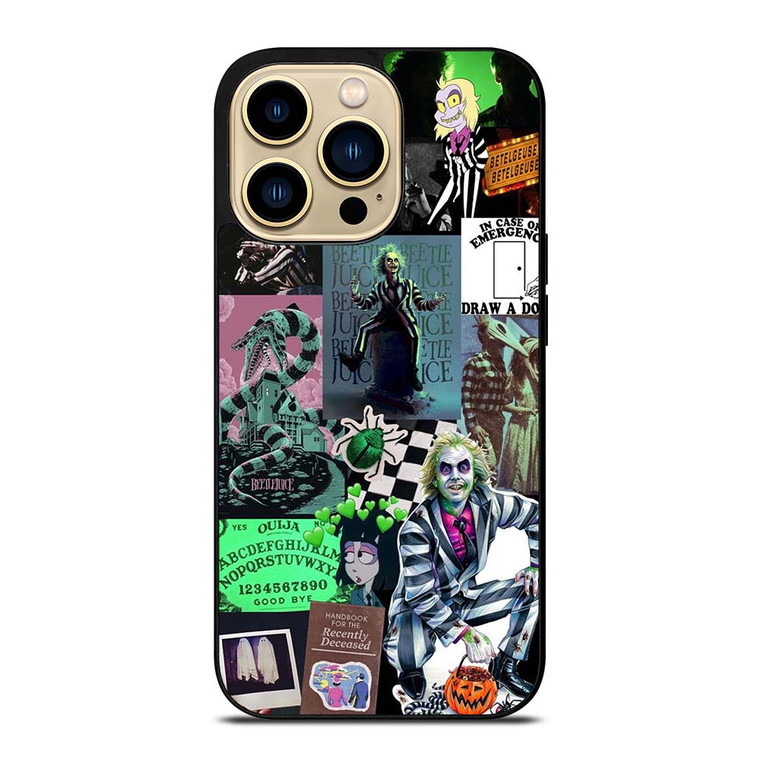 BEETLEJUICE TIM BURTON COLLAGE iPhone 14 Pro Max Case Cover