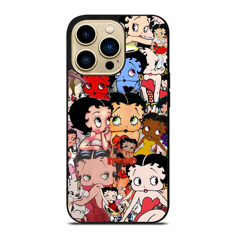 BETTY BOOP COLLAGE FACE iPhone 14 Pro Max Case Cover