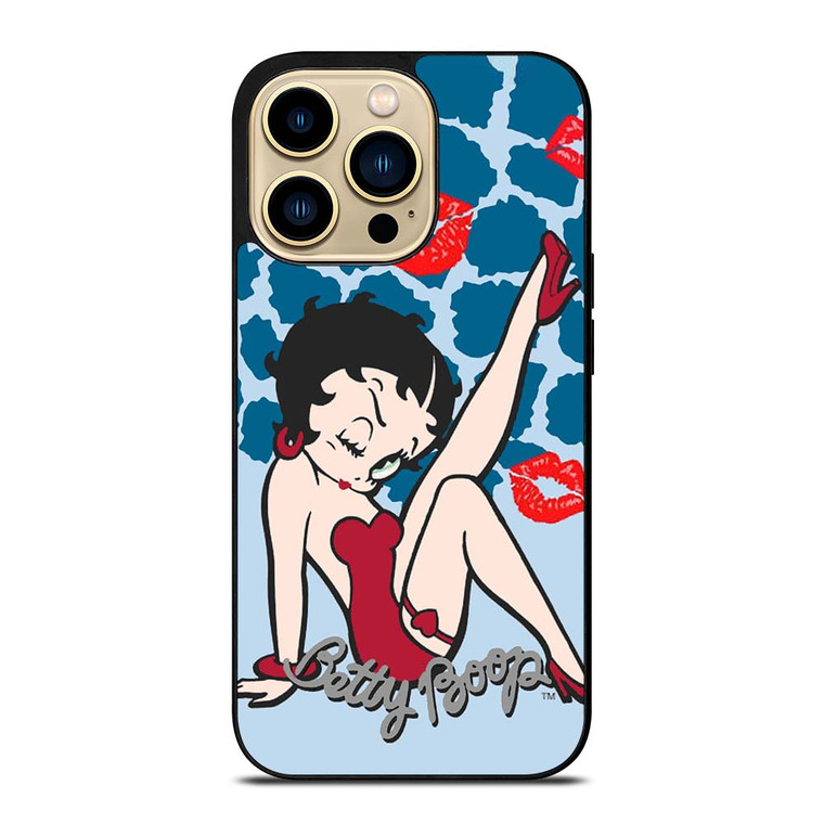 BETTY BOOP KISS CARTOON iPhone 14 Pro Max Case Cover