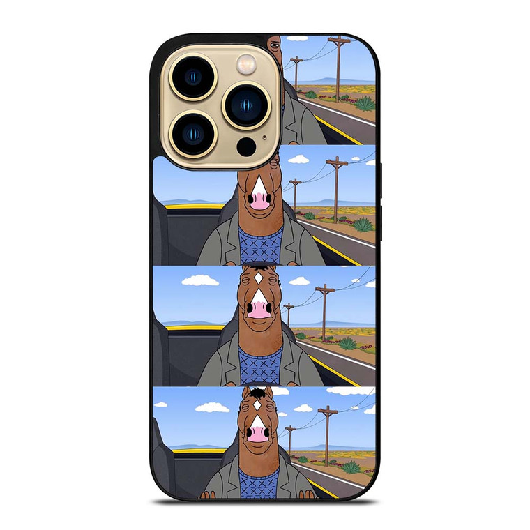 BOJACK HORSEMAN FACE COLLAGE iPhone 14 Pro Max Case Cover