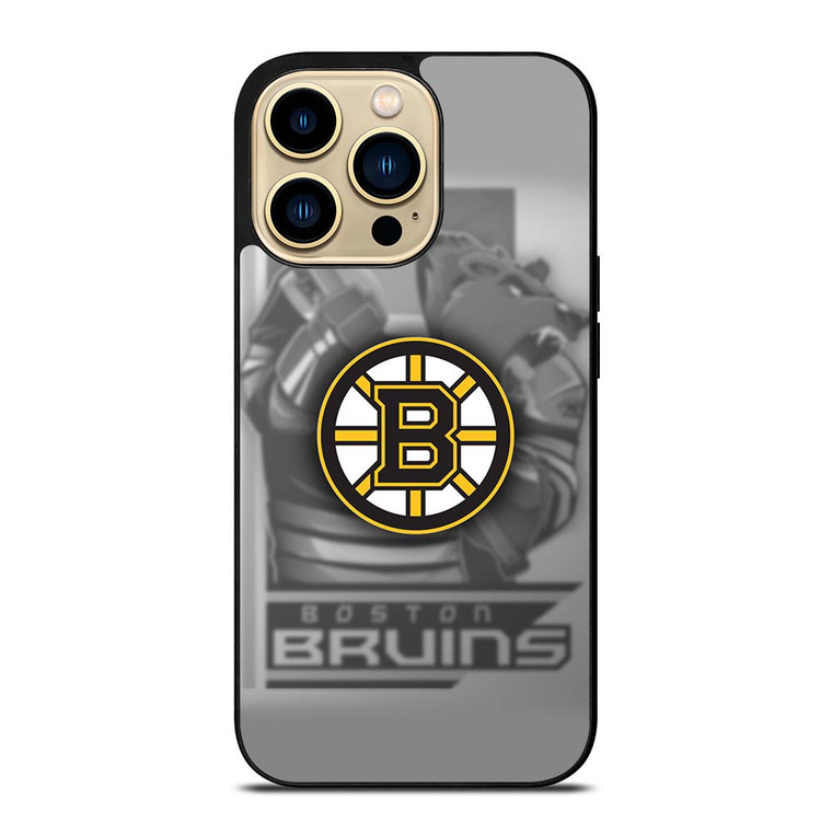 BOSTON BRUINS BEAR MASCOT NHL iPhone 14 Pro Max Case Cover