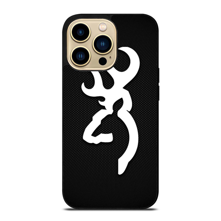 BROWNING ARMS METAL LOGO iPhone 14 Pro Max Case Cover