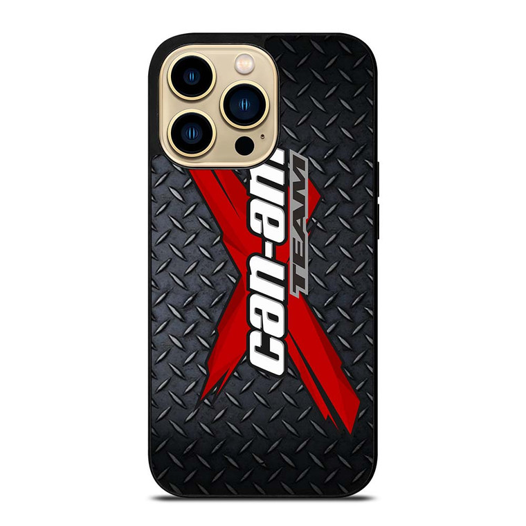 CAN AM X TEAM METAL LOGO iPhone 14 Pro Max Case Cover