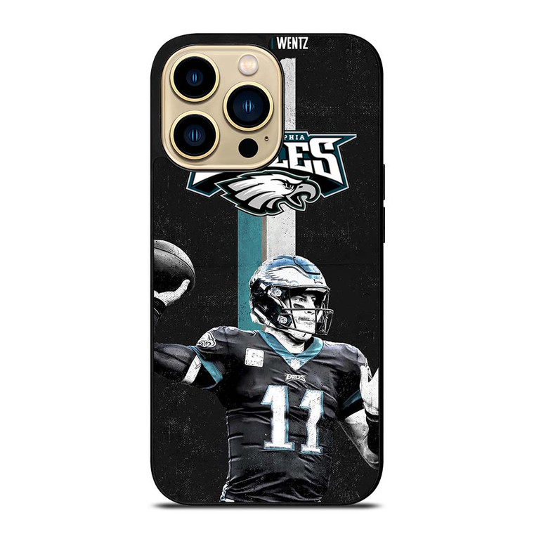 CARSON 11 WENTZ PHILADELPHIA EAGLES iPhone 14 Pro Max Case Cover