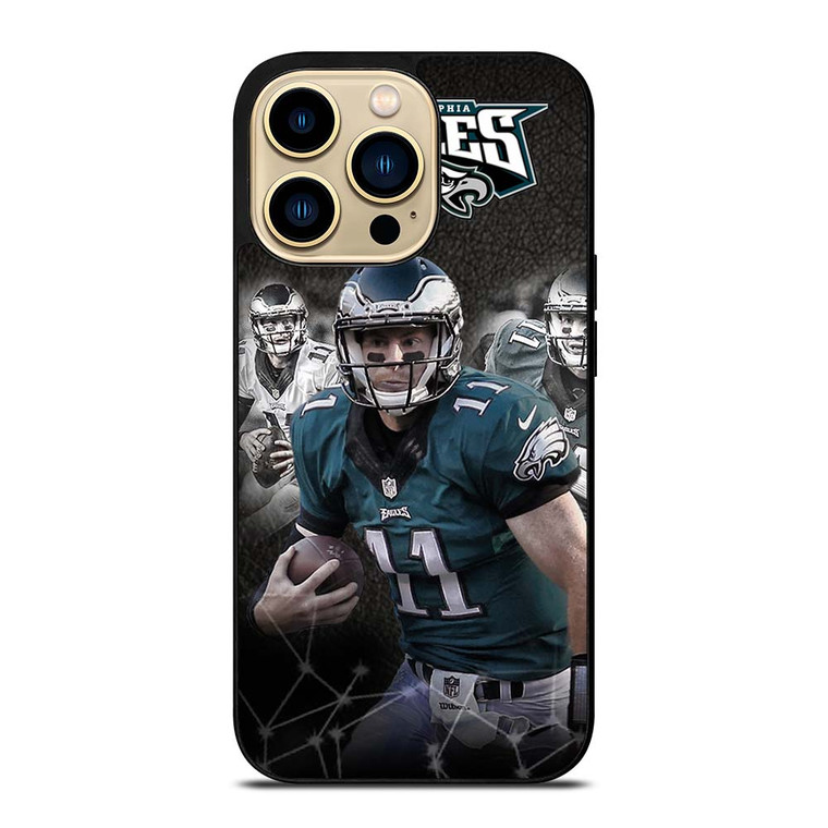 CARSON WENTZ PHILADELPHIA EAGLES iPhone 14 Pro Max Case Cover
