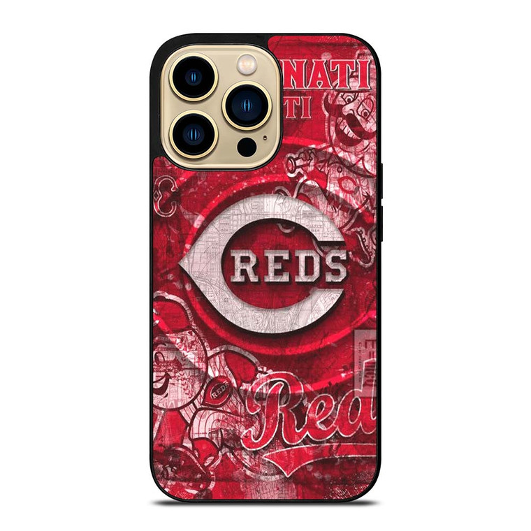 CINCINNATI REDS BASEBALL LOGO iPhone 14 Pro Max Case Cover