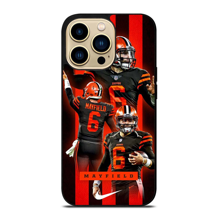 CLEVELAND BROWNS BAKER MAYFIELD 6 iPhone 14 Pro Max Case Cover