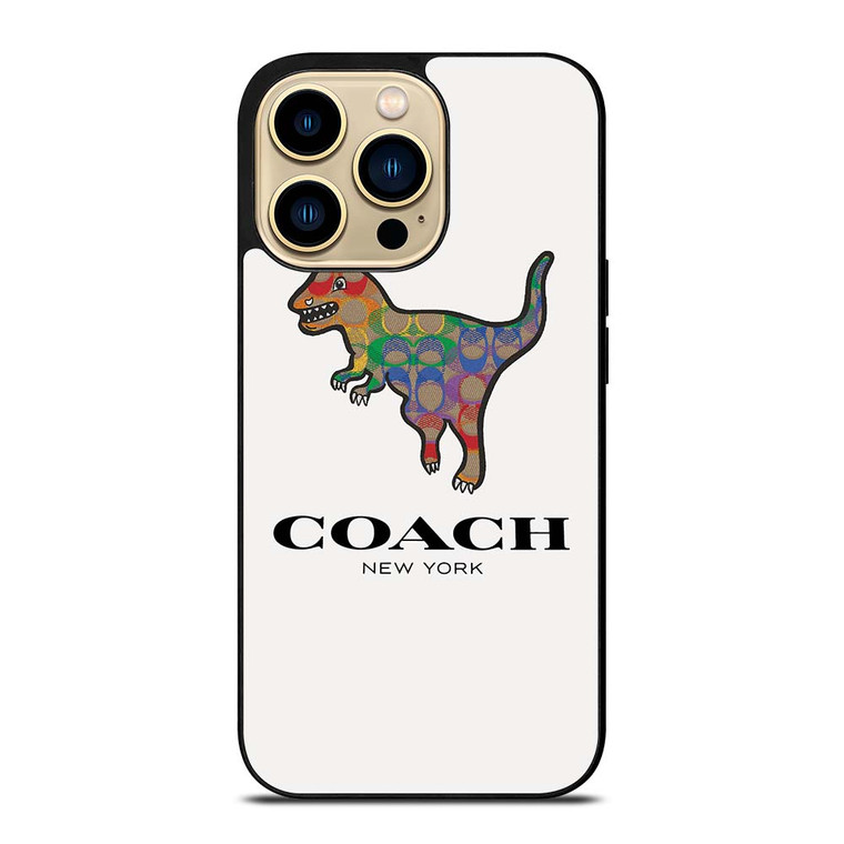 COACH NEW YORK DINOSAUR iPhone 14 Pro Max Case Cover