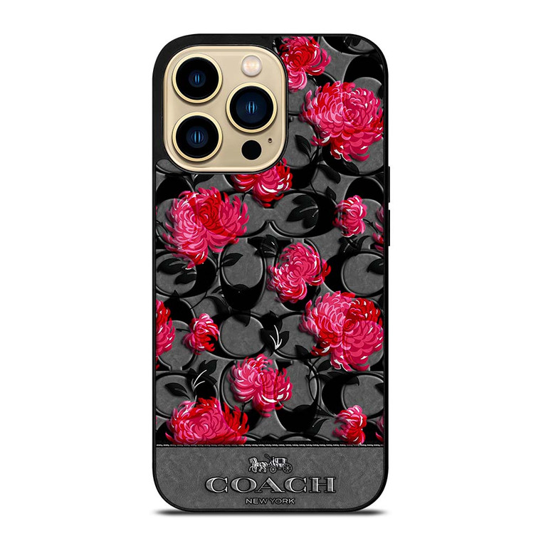 COACH NEW YORK FLOWER 3 iPhone 14 Pro Max Case Cover