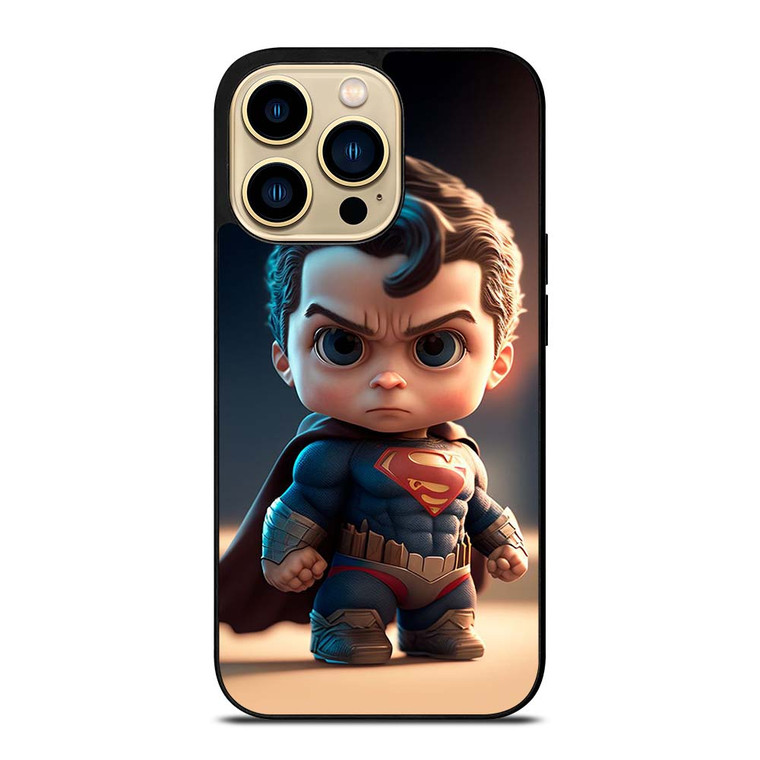 CUTE SUPERMAN DC HEROES iPhone 14 Pro Max Case Cover