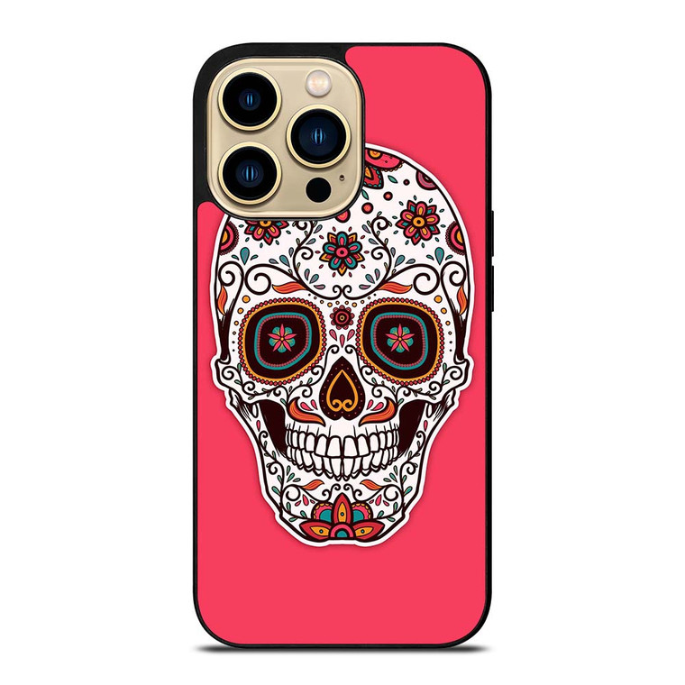 DAY OF THE DEAD PINK iPhone 14 Pro Max Case Cover