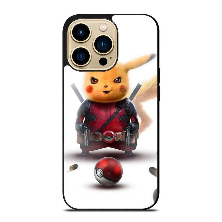 DEADPOOL PIKACHU POKEMON iPhone 14 Pro Max Case Cover