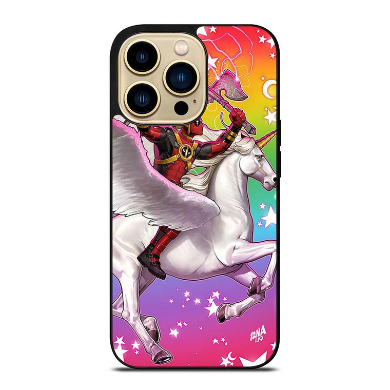 DEADPOOL UNICORN COLOR FULL iPhone 14 Pro Max Case Cover