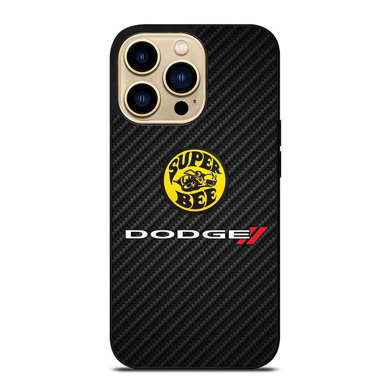 DODGE CHARGER SUPER BEE CARBON iPhone 14 Pro Max Case Cover