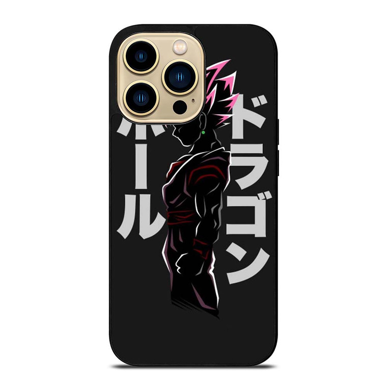 DRAGON BALL SUPER BLACK GOKU SSJ ROSE iPhone 14 Pro Max Case Cover