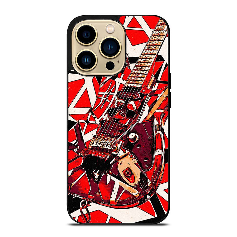 EDDIE VAN HALEN GUITAR ART iPhone 14 Pro Max Case Cover