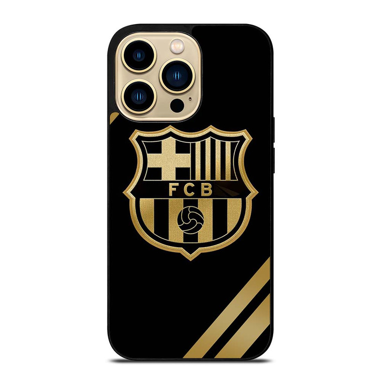 FC BARCELONA GOLD LOGO iPhone 14 Pro Max Case Cover