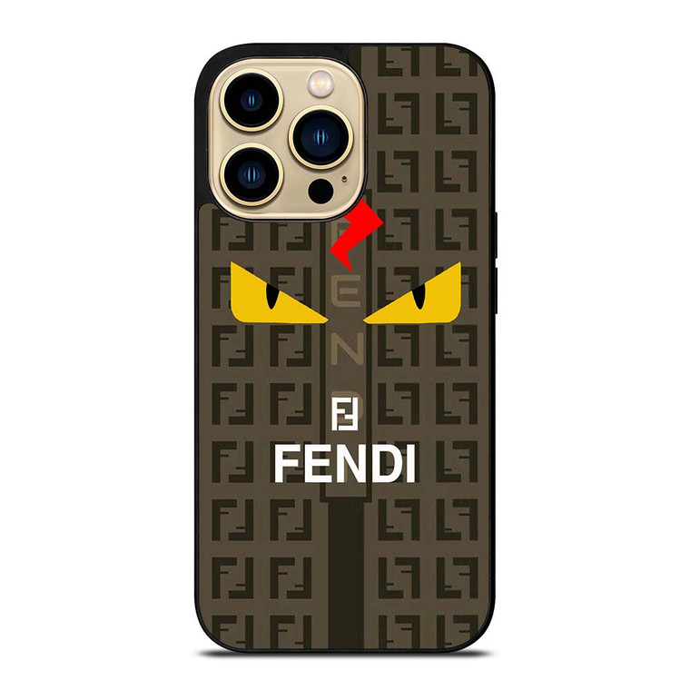 FENDI ROMA EYES LOGO iPhone 14 Pro Max Case Cover