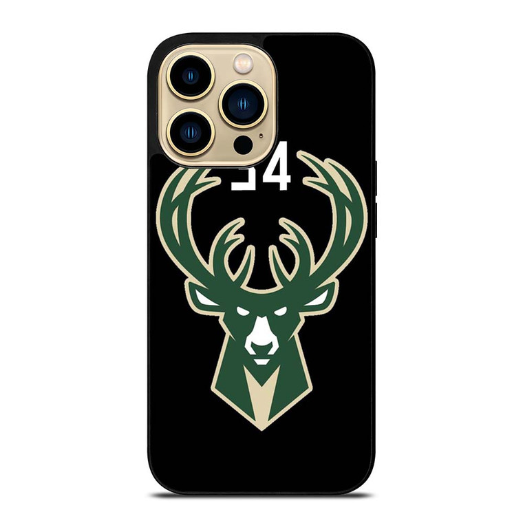 GIANNIS ANTETOKOUNMPO MILWAUKEE BUCKS LOGO iPhone 14 Pro Max Case Cover