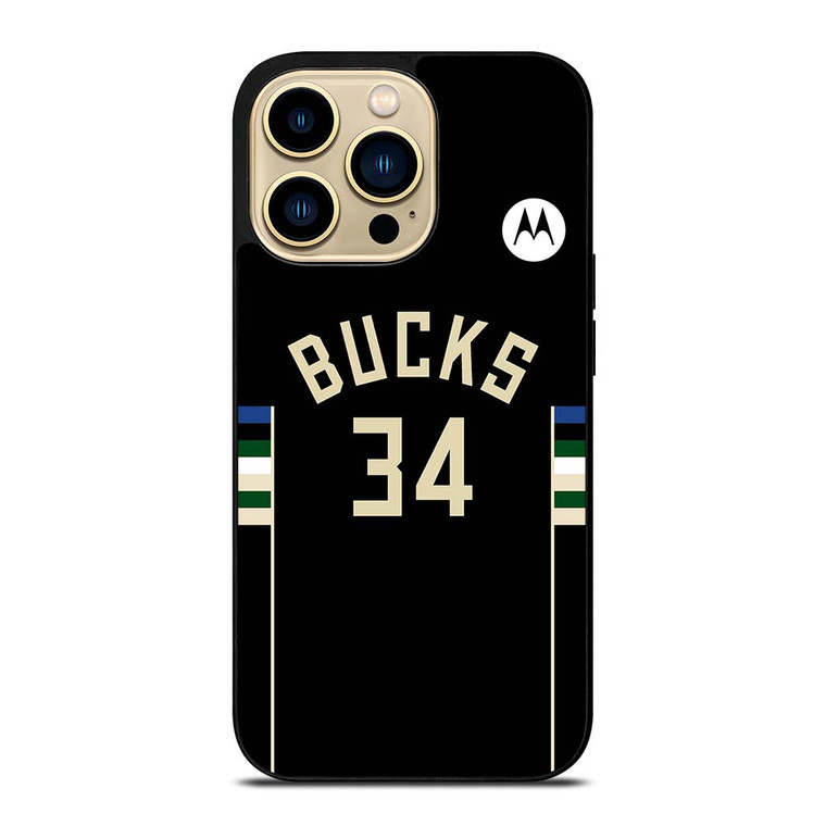 GIANNIS ANTETOKOUNMPU MILWAUKEE BUCKS KIT iPhone 14 Pro Max Case Cover