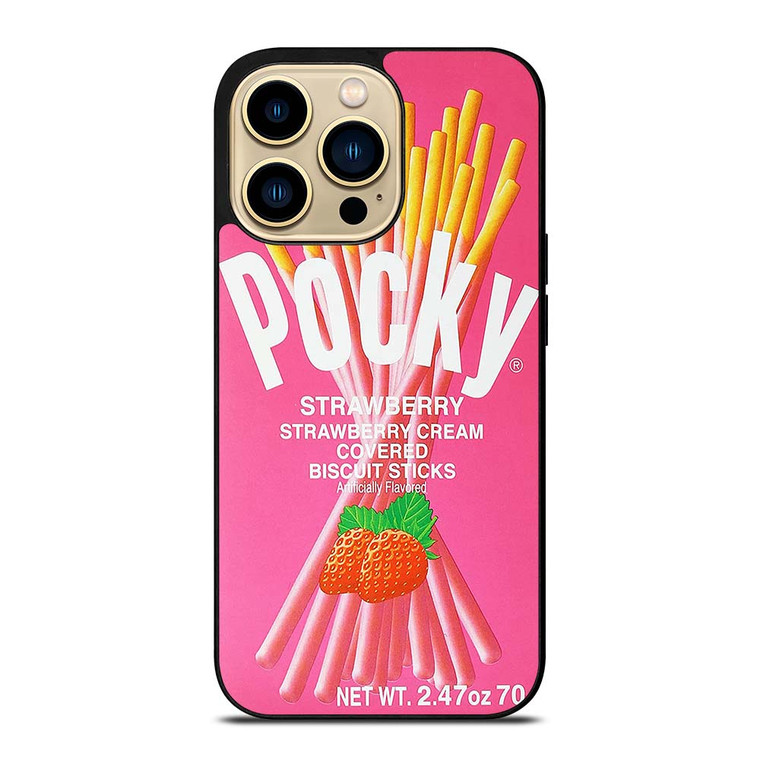 GLICO POCKY STRAWBERRY iPhone 14 Pro Max Case Cover