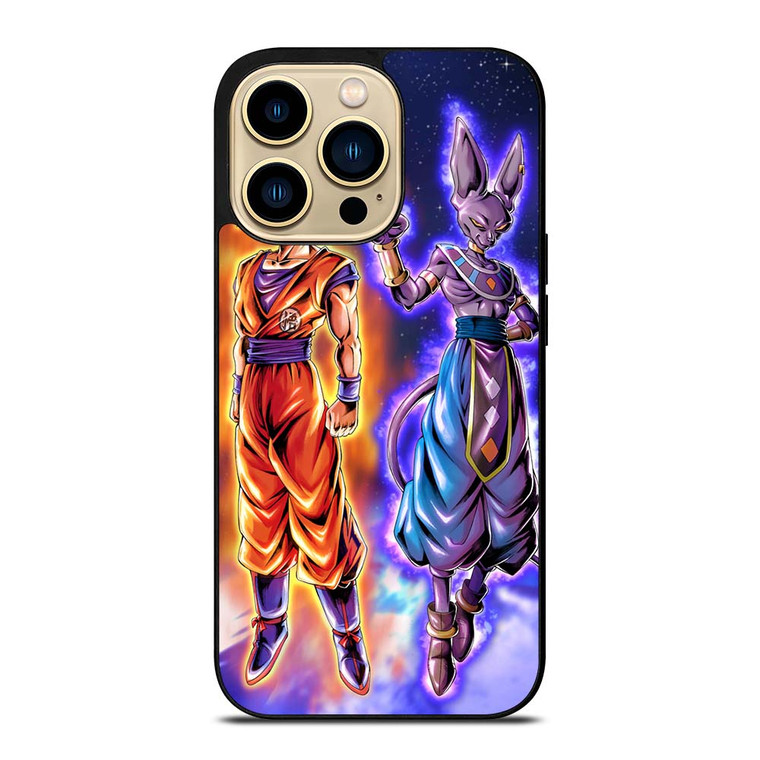 GOKU VS BEERUS DRAGON BALL iPhone 14 Pro Max Case Cover