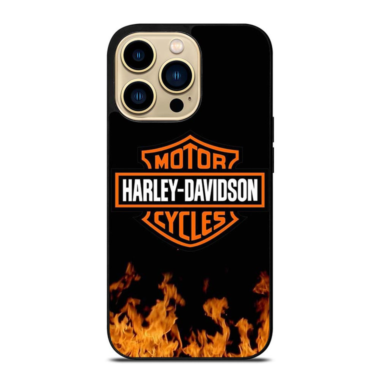 HARLEY DAVIDSON FIRE LOGO iPhone 14 Pro Max Case Cover