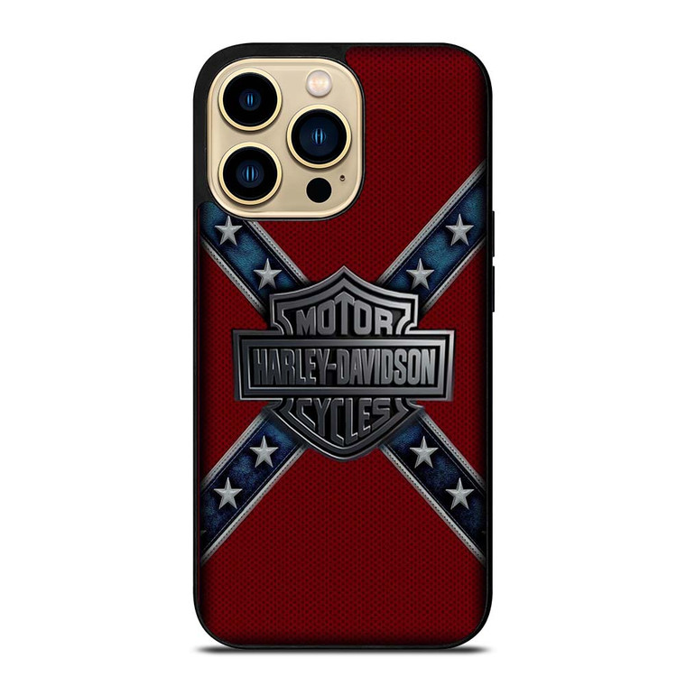 HARLEY DAVIDSON FLAG CARBON iPhone 14 Pro Max Case Cover