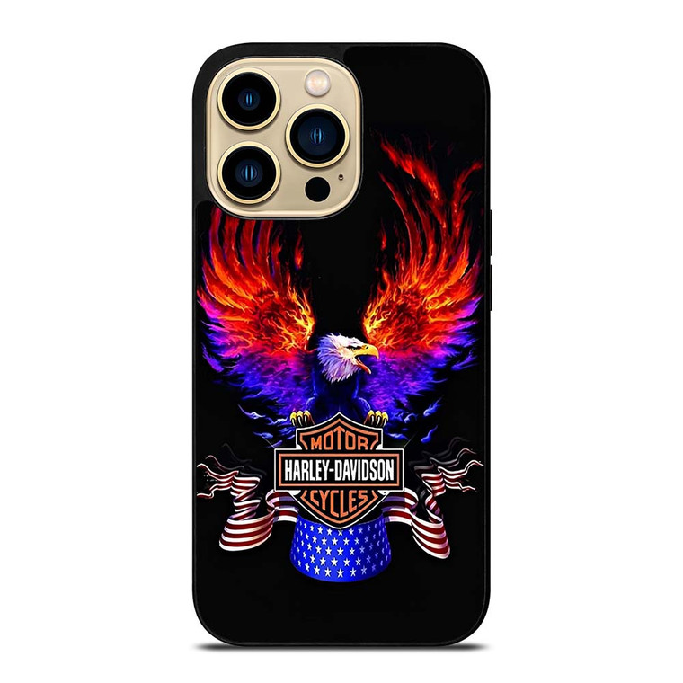 HARLEY DAVIDSON FLAME SWING iPhone 14 Pro Max Case Cover