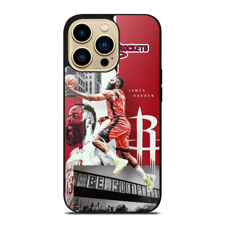 HOUSTON ROCKETS JAMES HARDEN 13 NBA iPhone 14 Pro Max Case Cover
