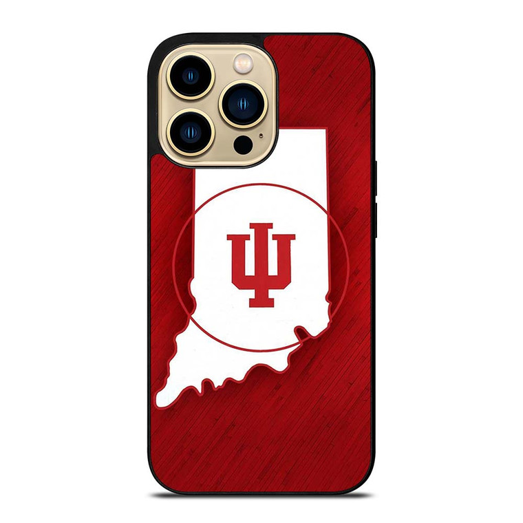 INDIANA HOOSIERS STATE OF MIND SYMBOL iPhone 14 Pro Max Case Cover