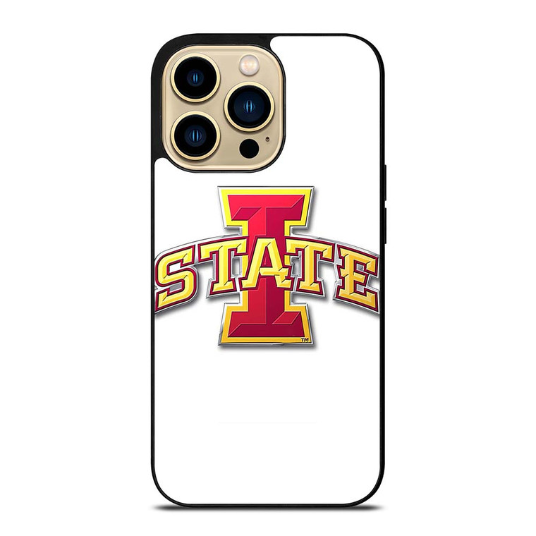 IOWA STATE CYCLONES WHITE iPhone 14 Pro Max Case Cover