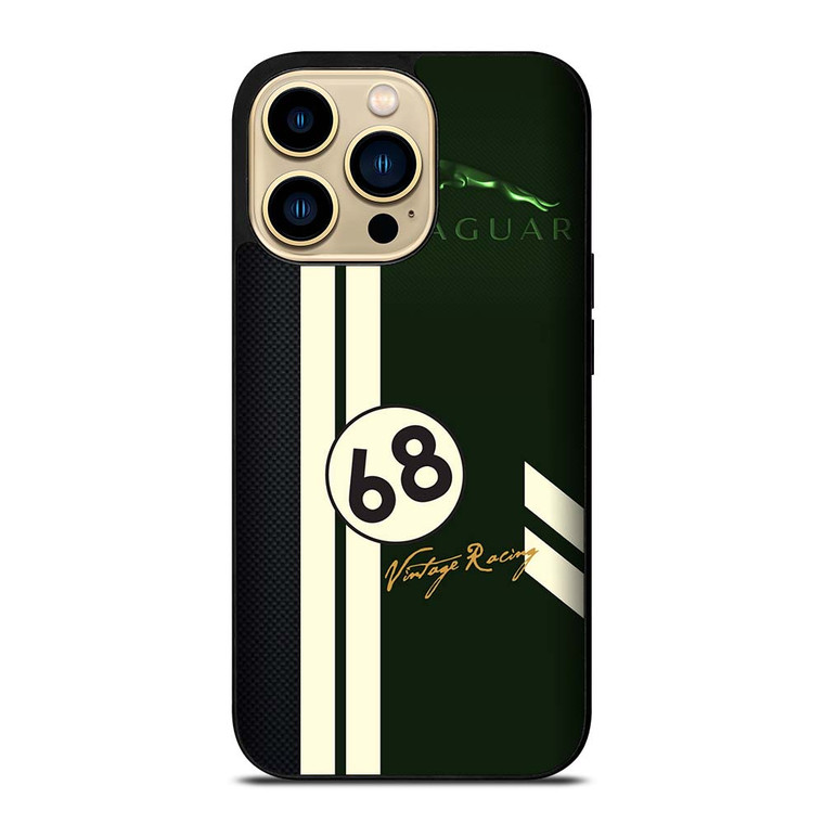 JAGUAR VINTAGE RACING LOGO iPhone 14 Pro Max Case Cover