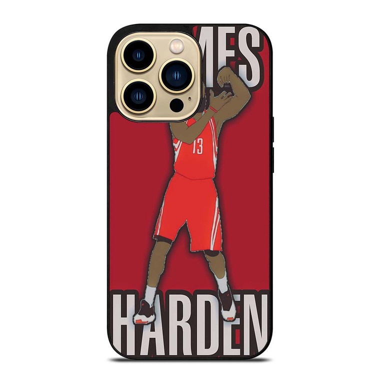 JAMES HARDEN HOUSTON ROCKETS CARTOON iPhone 14 Pro Max Case Cover