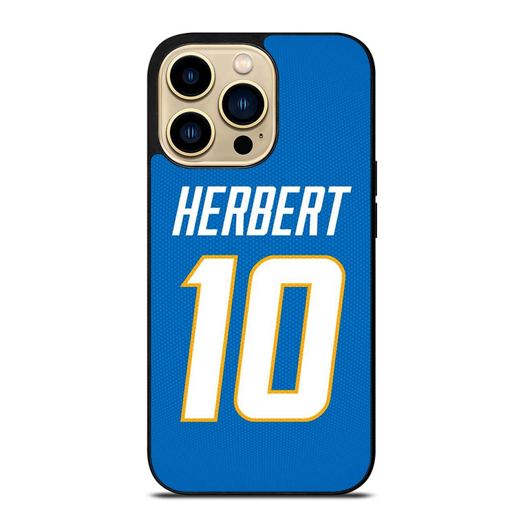 JUSTIN HERBERT LOS ANGELES CHARGERS NFL iPhone 14 Pro Max Case Cover