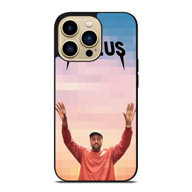 KANYE WEST POSTERIZE YEEZUS LOGO iPhone 14 Pro Max Case Cover
