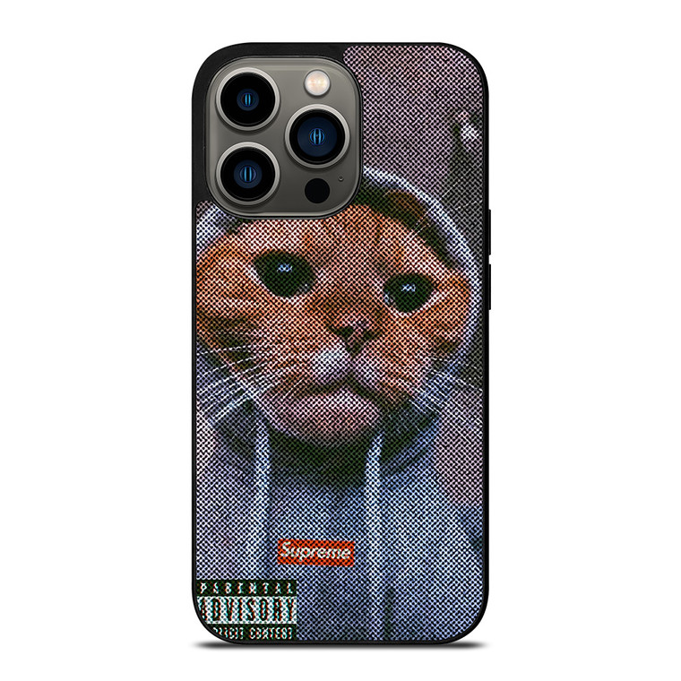 SUPREME CUTE CAT 2 iPhone 13 Pro Case Cover