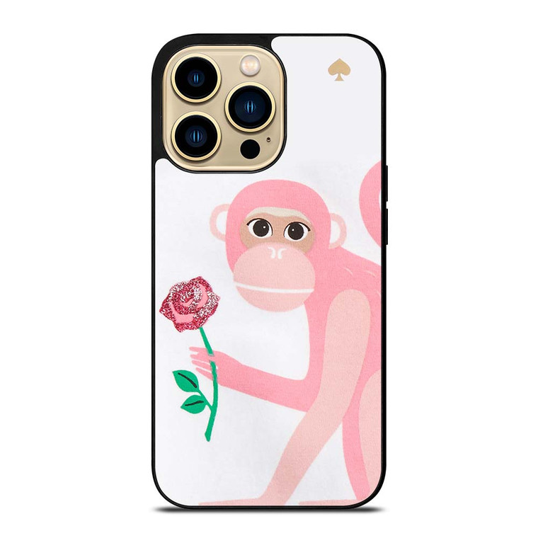 KATE SPADE MONKEY APPLIQUE iPhone 14 Pro Max Case Cover